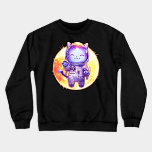 Solar Space Cat Crewneck Sweatshirt